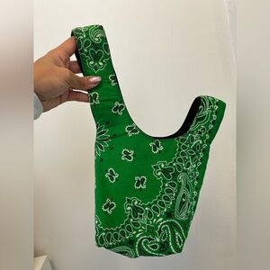 Green Yaito Paisley Mini Bag